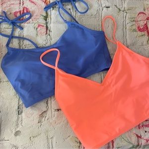 Two Fashion Nova swim tanks! 💙🐚 Med